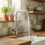 Verossi  | Valyrian | Finger Print Control 4 in 1 Instant Boiling & Filtered Cold Water Tap | Brushed Steel Finish