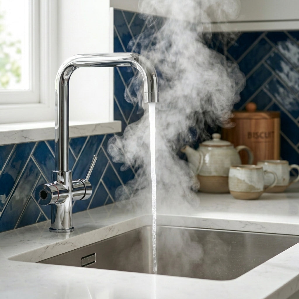 Verossi  | Valyrian | Finger Print Control 4 in 1 Instant Boiling & Filtered Cold Water Tap | Polished Chrome Finish