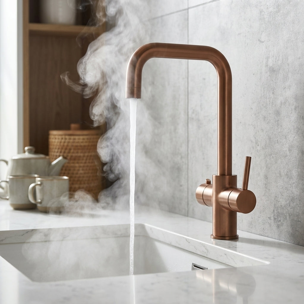 Verossi | Vamore | 3 in 1 Instant Boiling Tap | Brushed Copper