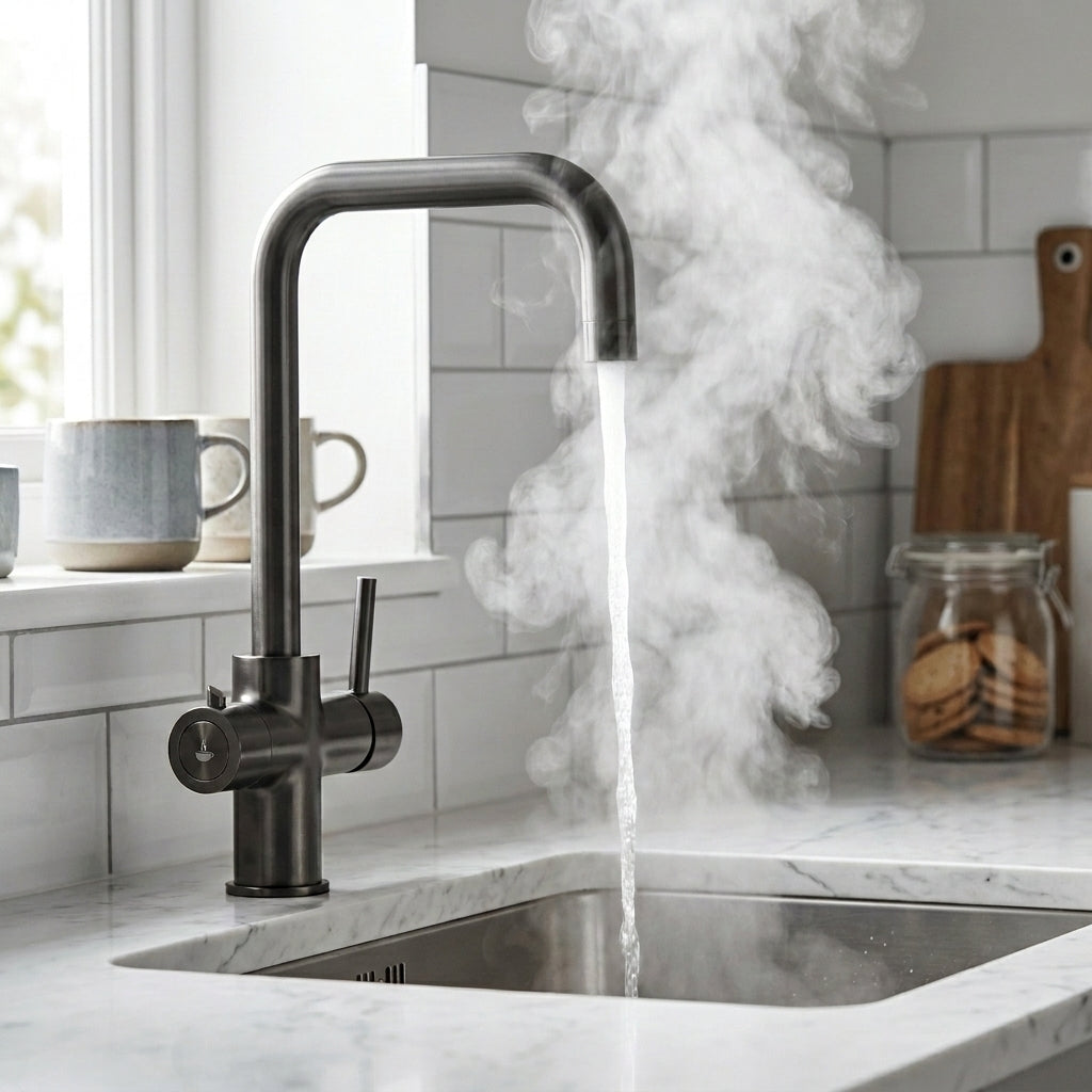 Verossi | Vamore | 3 in 1 Instant Boiling Tap | Gun Metal Finish