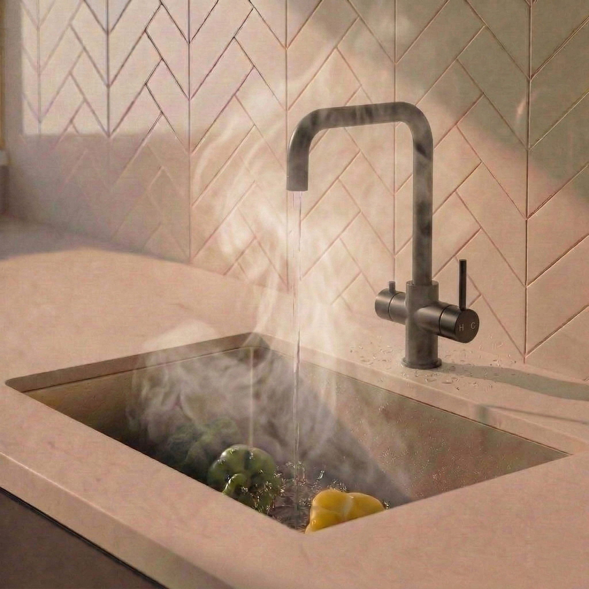 Verossi | Vamore | 3 in 1 Instant Boiling Tap | Matt Black Finish