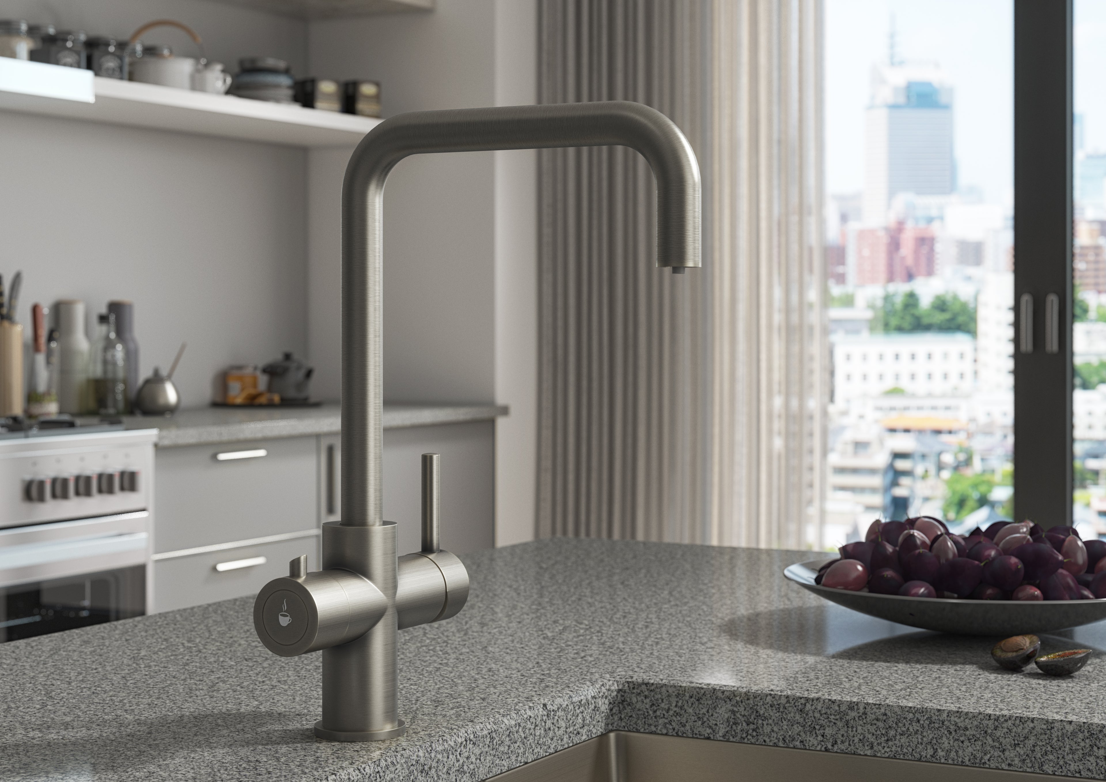 Verossi | Vamore | 3 in 1 Instant Boiling Tap | Polished Chrome Finish