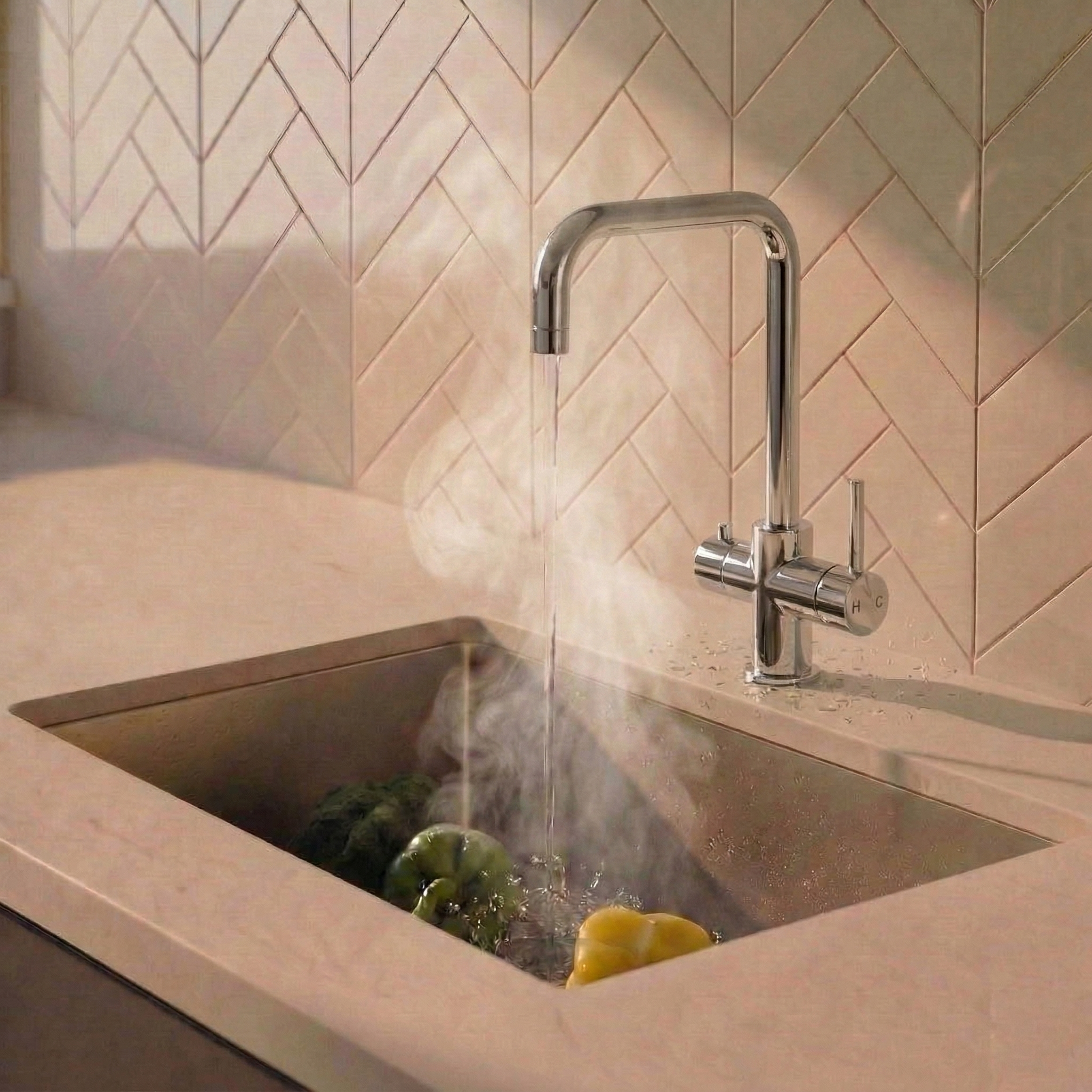 Verossi | Vamore | 3 in 1 Instant Boiling Tap | Polished Chrome Finish