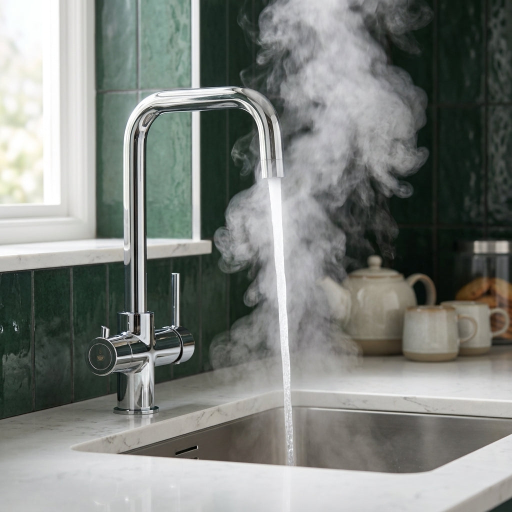 Verossi | Vamore | 3 in 1 Instant Boiling Tap | Polished Chrome Finish