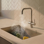 Verossi | Vamore | 3-in-1 Instant Boiling Water Tap System | Brushed Steel