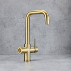 Verossi | Vanquish | 4 in 1 Instant Boiling Water & Chilled Water Pack | Brushed Brass