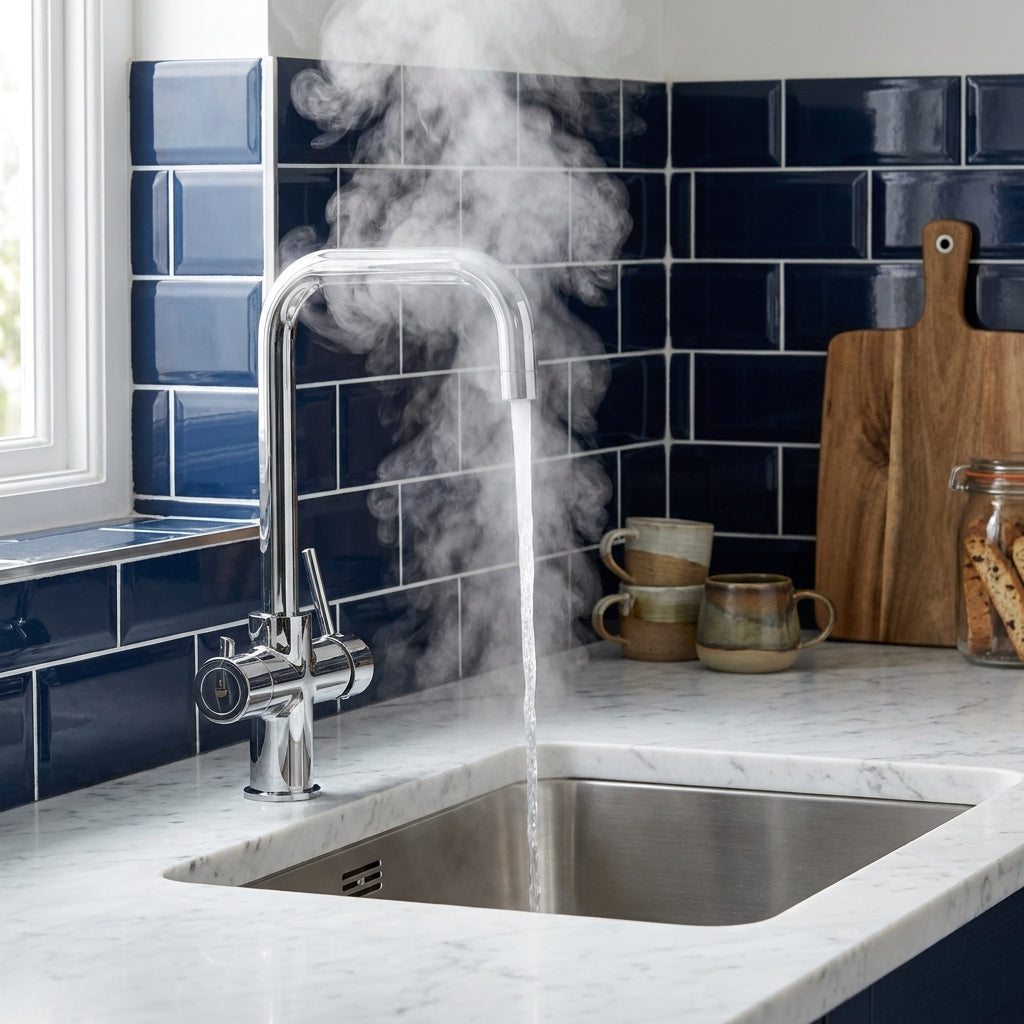 Verossi | Vanquish | 4 in 1 Instant Boiling Water & Chilled Water Pack | Chrome