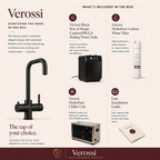 Verossi | Vanquish | 4 in 1 Instant Boiling Water & Chilled Water Pack | Matt Black