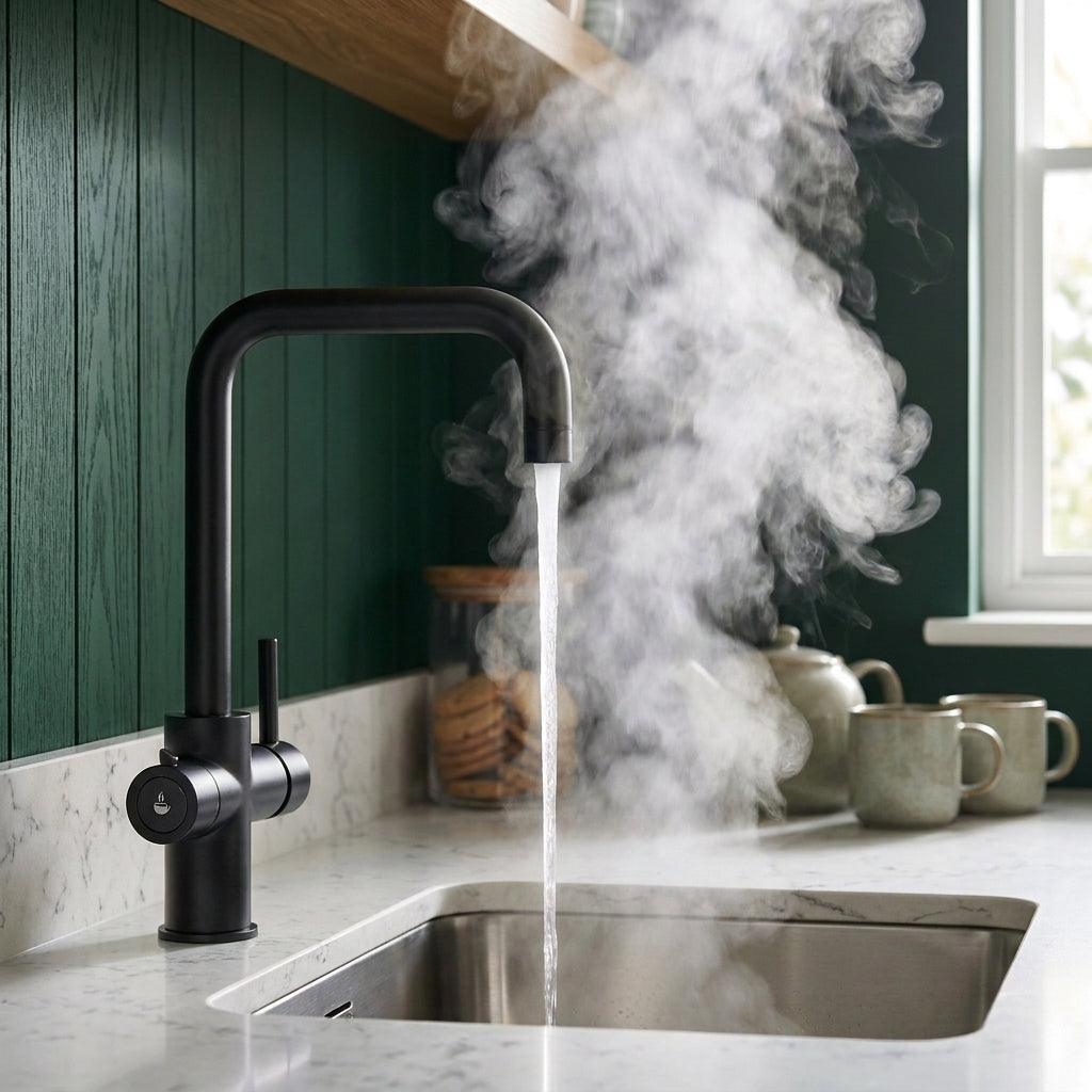 Verossi | Vanquish | 4 in 1 Instant Boiling Water & Chilled Water Pack | Matt Black