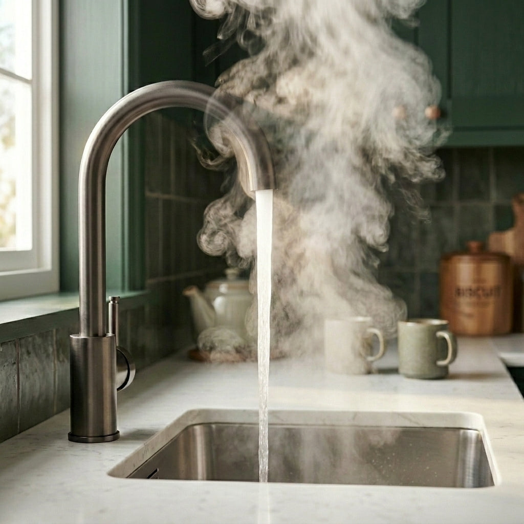 Verossi  | Velante | Single Lever 3 in 1 Instant Boiling Tap | Gun Metal Finish