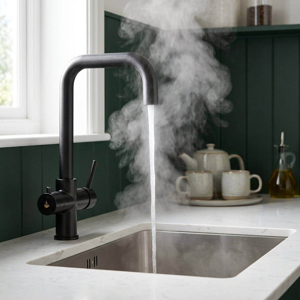 Verossi  | Verani | 4 in 1 Instant Boiling & Filtered Cold Water Tap | Matt Black Finish