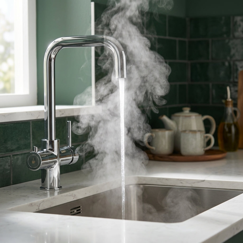 Verossi  | Verani | 4 in 1 Instant Boiling & Filtered Cold Water Tap | Polished Chrome Finish