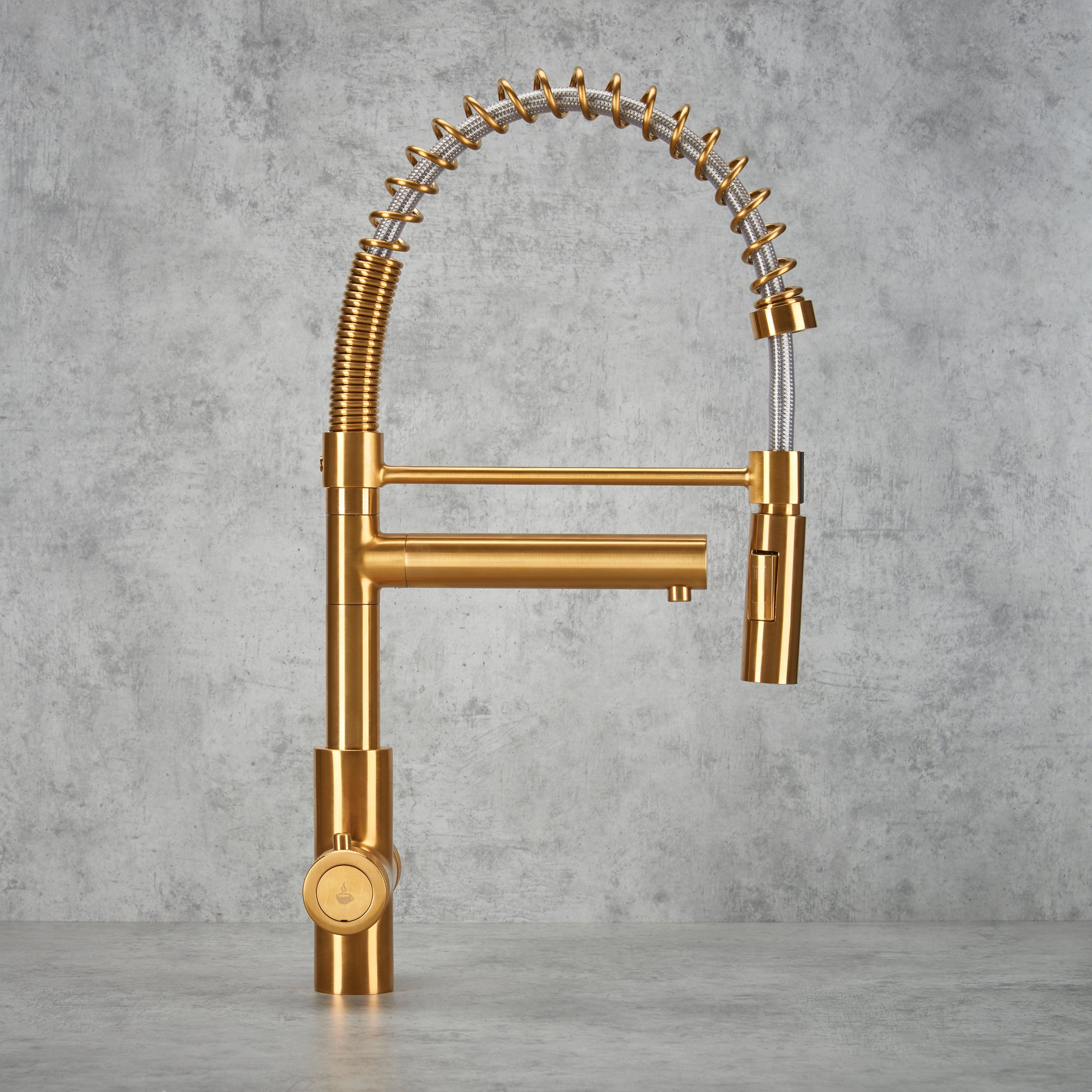 Verossi | Versan | Flexi 3 in 1 Instant Boiling Tap | Brushed Gold Finish