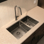 Verossi |  1.5 Bowl Kitchen Sink | Inset or Undermounted | Gun metal Strainer Wastes Supplied | 555x440x205 | Gun Metal