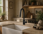 Verossi | Cato | Pullout Kitchen tap | Matt Black