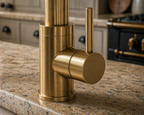 Verossi | Contra | Flexi Pullout Kitchen tap | Brushed Brass