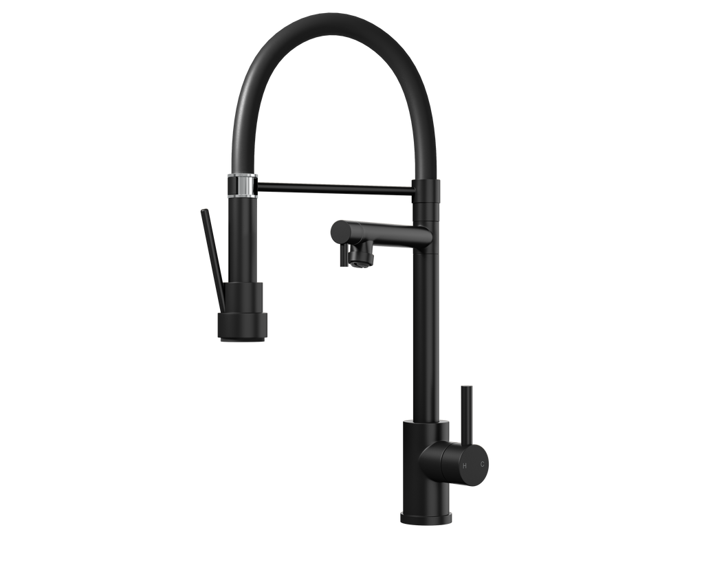 Verossi | Goda | Gel Multiuse Kitchen tap | Matt Black