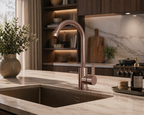 Verossi | Olona | Single Lever Kitchen tap | Brushed Copper