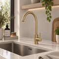 Verossi | Tivoli | Single Lever Kitchen tap WRAS | Brushed Brass