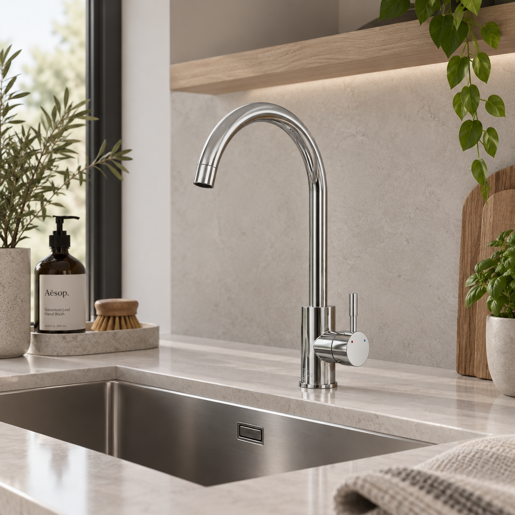 Verossi | Tivoli | Single Lever Kitchen tap WRAS | Chrome