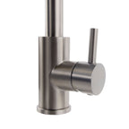 Verossi | Top Fix - Vito | Square Single Lever Kitchen tap | Brushed Steel