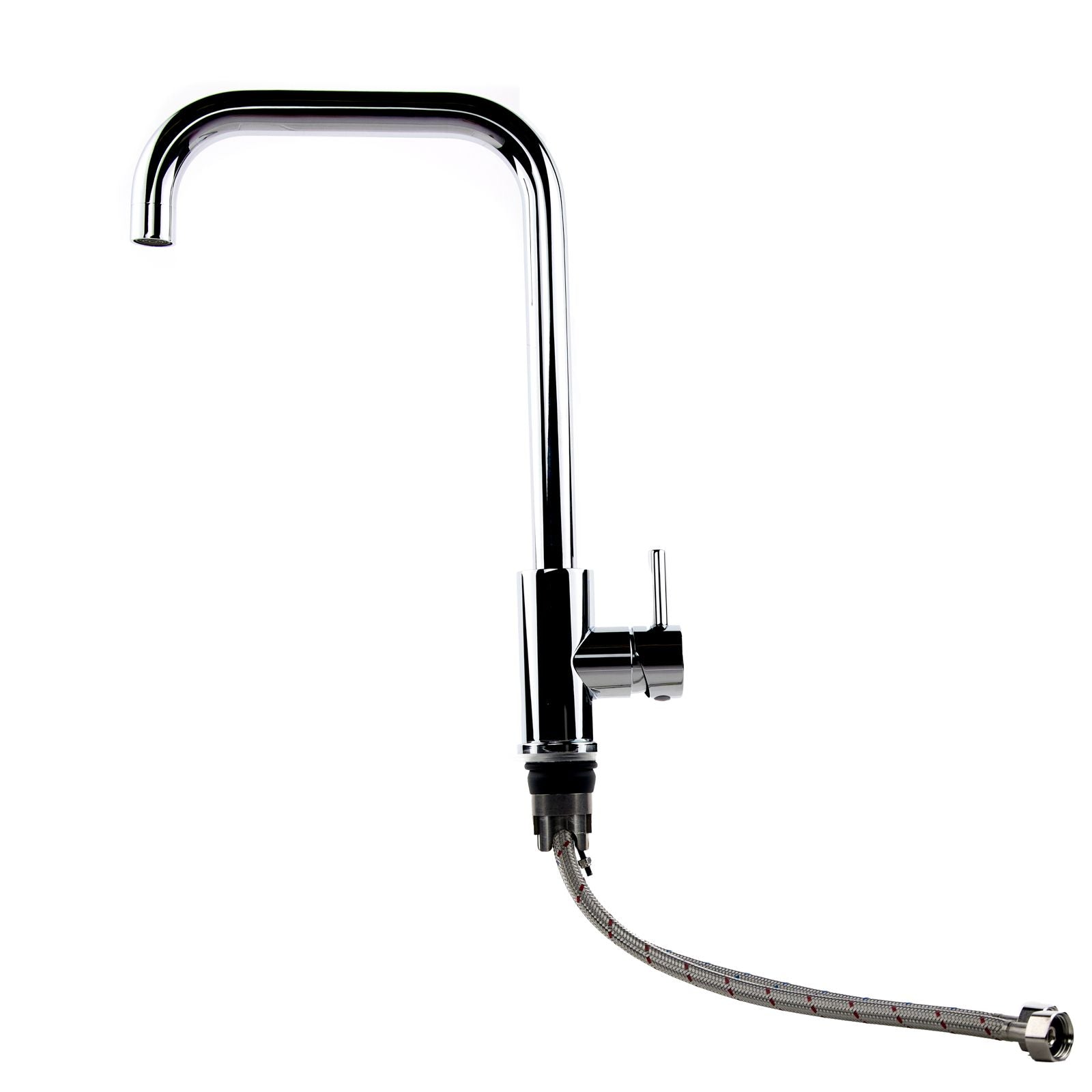 Verossi |Top Fix - Vito | Square Single Lever Kitchen tap | Chrome