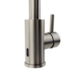 Verossi  | Top Fix - Vito - Swan Kitchen Sink mixer | Brushed Steel