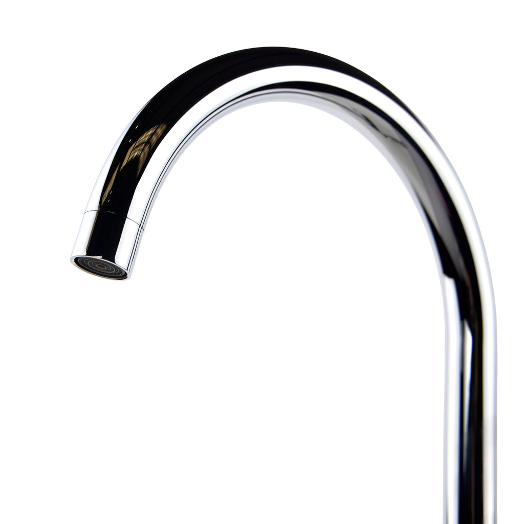 Verossi  | Top Fix - Vito - Swan Kitchen Sink mixer | Polished Chrome