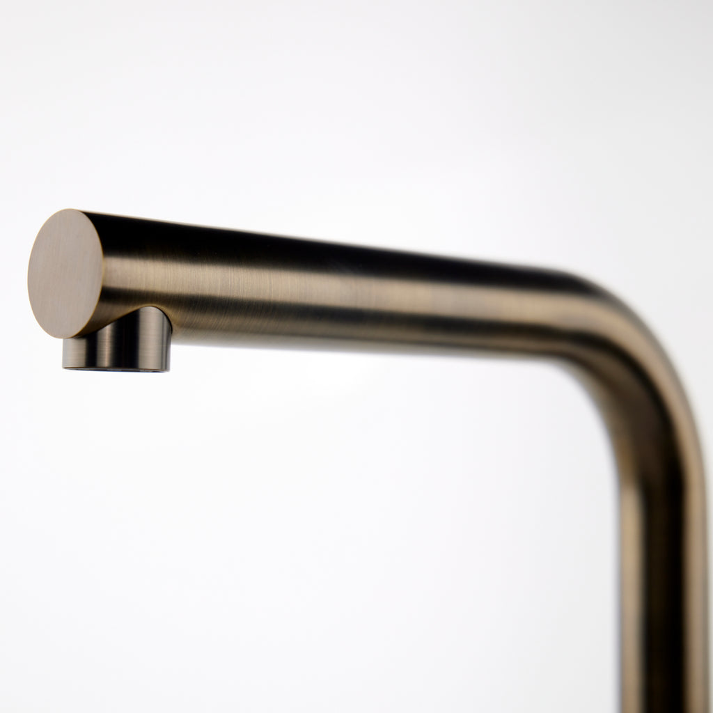 Verossi | Vito | L Neck Single Lever Mixer Kitchen tap | Antique Brass