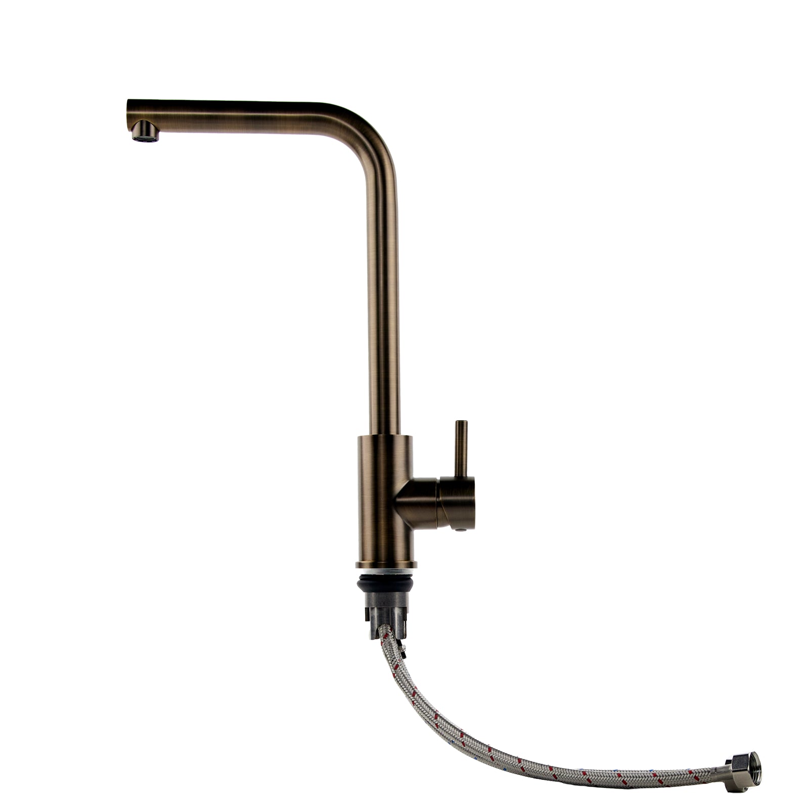 Verossi | Vito | L Neck Single Lever Mixer Kitchen tap | Antique Brass