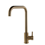 Verossi | Vito | Square Single Lever Kitchen tap | Brushed Brass