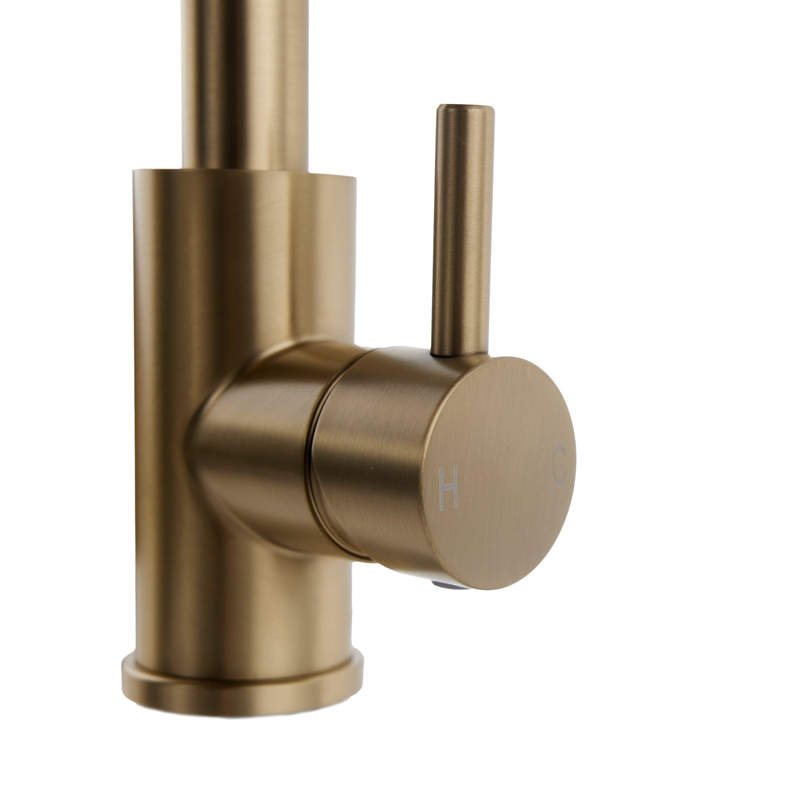 Verossi | Vito | Square Single Lever Kitchen tap | Brushed Brass