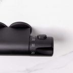 Atlas | Mini Thermostatic Shower Bar Valve | Matt black