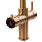 Verossi | Vento | 3 in 1 Instant Boiling | Swan Pull Out Spout | Brushed Brass