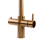 Verossi | Vento | 3 in 1 Instant Boiling | Swan Pull Out Spout | Brushed Brass