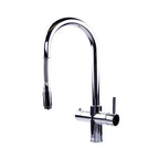 Verossi | Vento | 3 in 1 Instant Boiling | Swan Pull Out Spout | Chrome