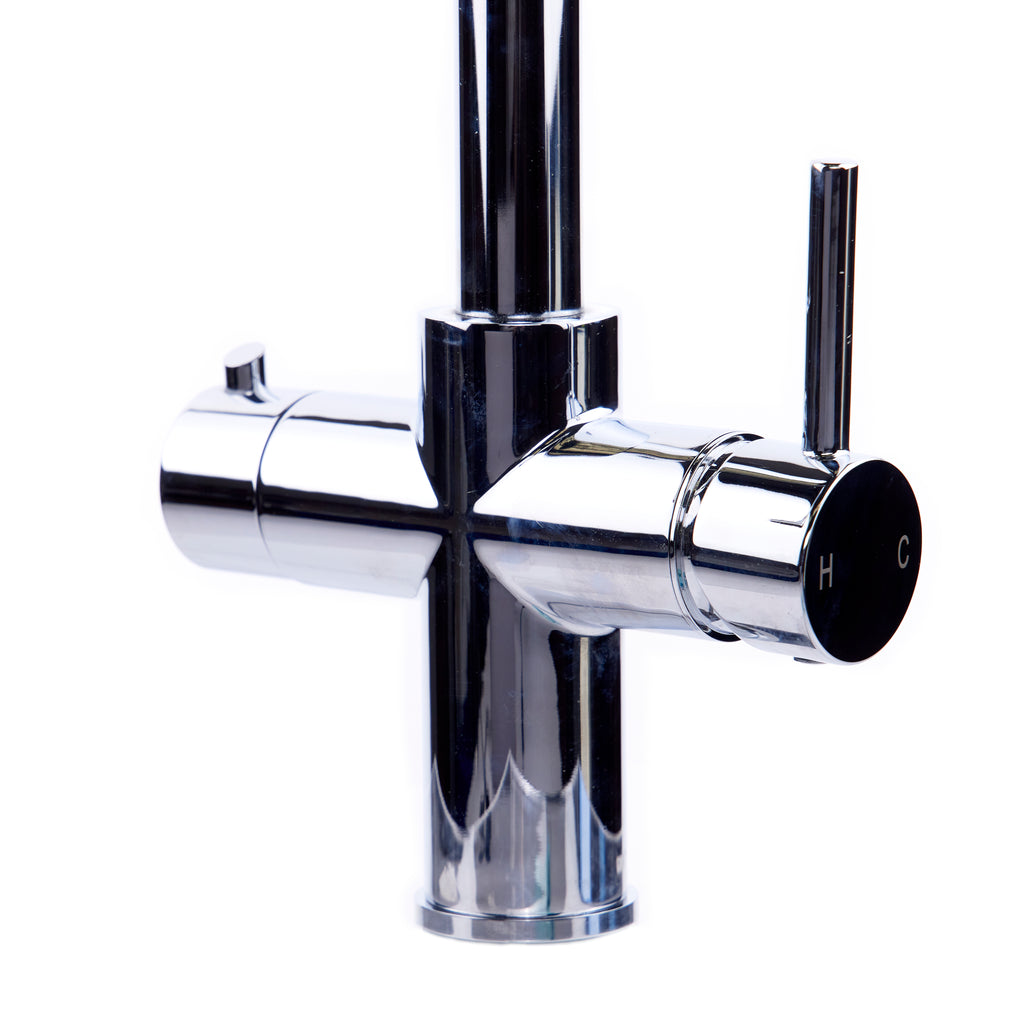 Verossi | Vento | 3 in 1 Instant Boiling | Swan Pull Out Spout | Chrome
