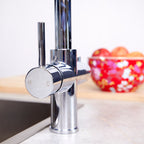 Verossi | Vento | 3 in 1 Instant Boiling | Swan Pull Out Spout | Chrome