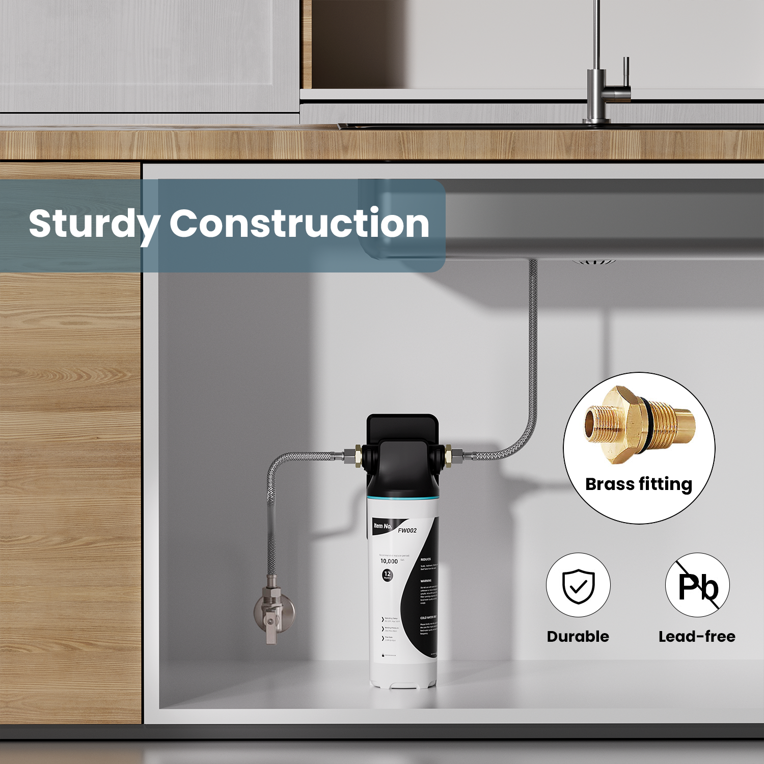 Verossi | Mini Under Sink Water Filtration System