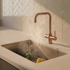 Verossi  | Verani | 4 in 1 Instant Boiling & Filtered Cold Water Tap | Brushed Copper Finish