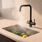 Verossi | Vigore | Contemporary 3 in 1 Instant Boiling Tap | Matt Black Finish