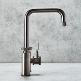 Verossi  | Vorisse | Industrial Bridge Style 3 in 1 Instant Boiling Tap | Gun Metal Finish