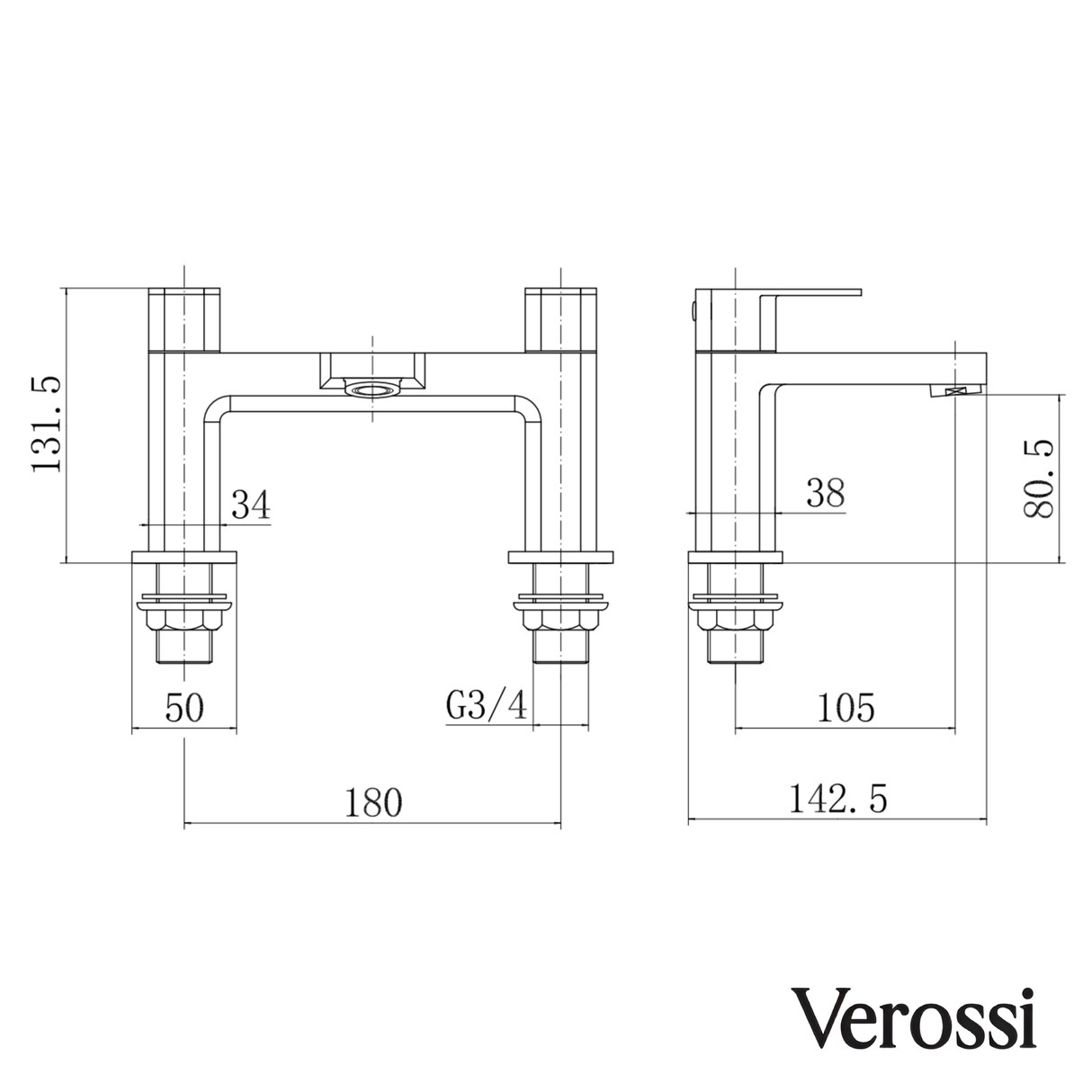 verossi bathroom tap