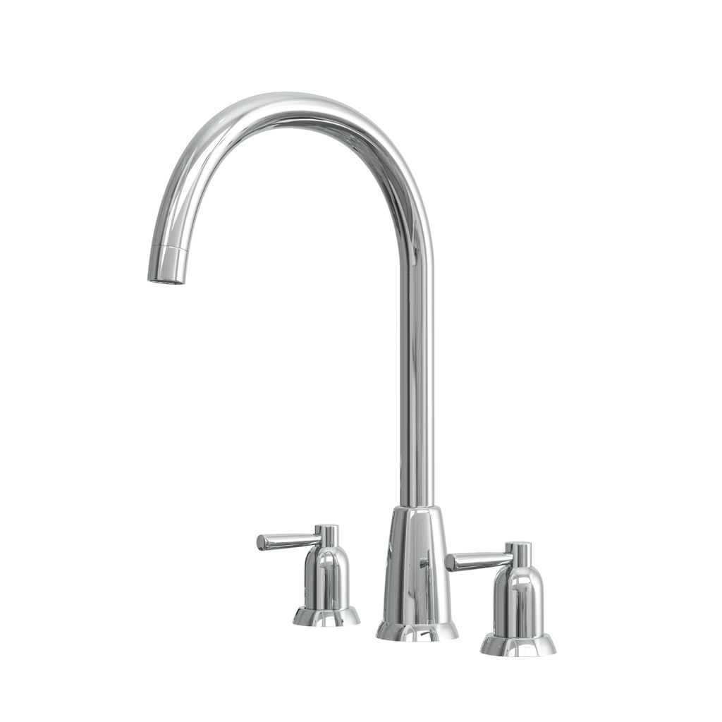 Verossi |Cuthbert| Classic 3TH Kitchen Mixer Tap| Chrome