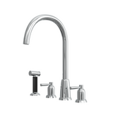 Verossi |Cuthbert| Classic 4TH Kitchen Mixer Tap| Chrome