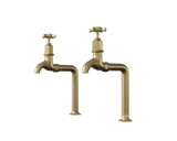 Verossi |Alton | Crosshead Traditional Bib Tap| Brushed Brass
