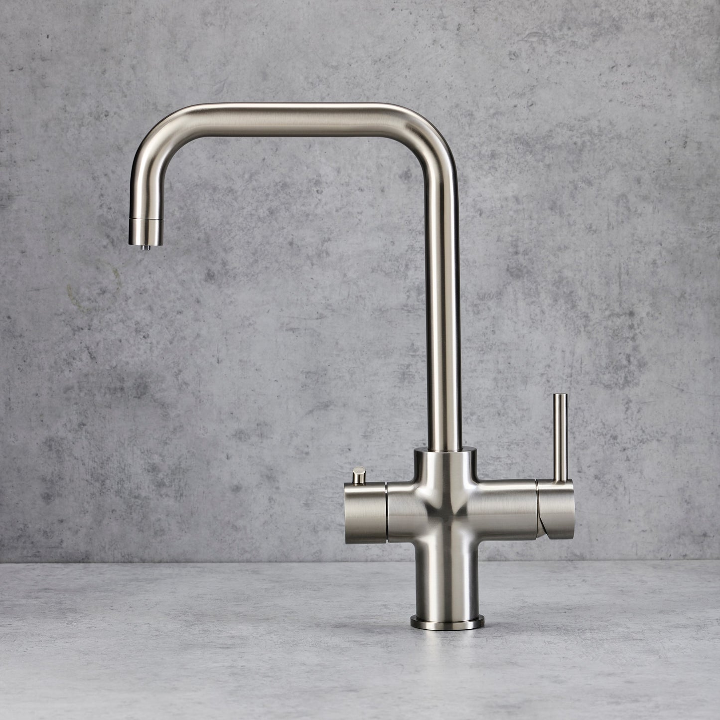 Brushed Steel | 3-in-1 Instant Boiling Water Tap System