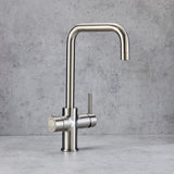 Verossi | Vamore | 3-in-1 Instant Boiling Water Tap System | Brushed Steel