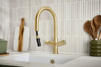 Verossi | Valora | 4 in 1 Instant Boiling & Filtered Cold Water Tap | Swan Spout | Brass