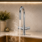 Verossi | Valora | 4 in 1 Instant Boiling & Filtered Cold Water Tap | Swan Spout | Chrome